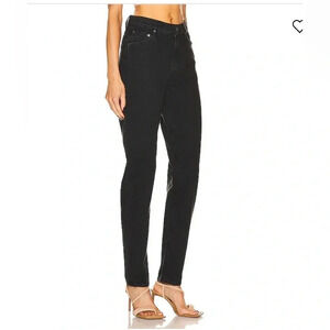 Snacks by Mother jeans sz 24 clack high rise black retro fit